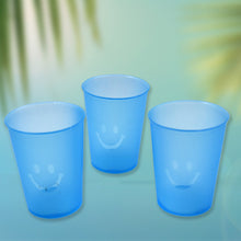 Reusable Plastic Drinking Tumblers - 4-Piece Transparent Water Cup Set for Kitchen & Dining
