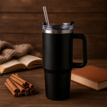 Premium 1200 ML Stainless Steel Vacuum Insulated Travel Mug with Straw and Handle (1200ML / 1 Pc)