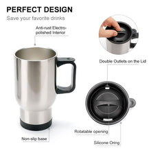 Stainless Steel Vacuum Glass Insulated Glass Coffee Cups (With Lid & Handle / 1 pc)