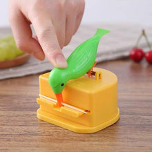 Portable Automatic Bird Toothpick Storage Box