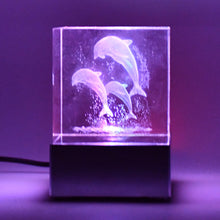 3D Mix Design LED Light Base With Speaker (1 Pc / B Grade)