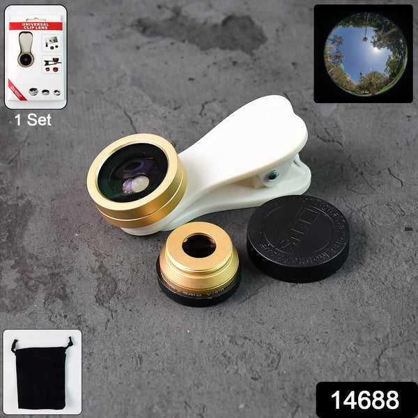 Portable Mobile Camera Clip-On Lens Set